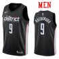 Men's Washington Wizards #9 Rui Hachimura Basketball Jersey Black City Edition