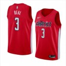 Men's Washington Wizards 3 Bradley Beal Earned Edition Basketball Jersey Red