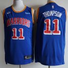 Men's  Golden State Warriors #11 Klay Thompson Jersey 2022 Blue Classic Edition Swingman Basketball