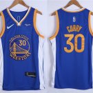 Men's  Golden State Warriors #30 Stephen Curry Jersey 75th Diamond 2022 Blue Swingman Basketball
