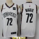 men's Brooklyn Nets #72 Notorious B.I.G. Biggie Music Jersey White City Edition