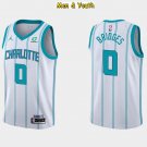 men's & youth Charlotte Hornets #0 Miles Bridges Jersey White Association Swingman Basketball