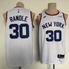 Men's & Youth  New York Knicks #30 Julius Randle Jersey White Classic Edition Swingman Basketball