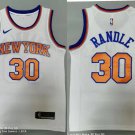 Men's & Youth  New York Knicks #30 Julius Randle Jersey White Swingman Basketball