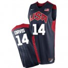Men's & Youth Anthony Davis #14 Throwback 2012 Team USA BasketBall Jersey Navy Stitched