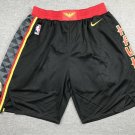 Men's & Youth Atlanta Hawks Basketball Shorts Black Icon Edition Swingman