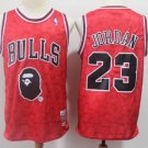 Men's & Youth BAPE x MITCHELL & NESS Bulls #23 Michael Jordan Throwback Jersey Red