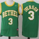 Men's & Youth Bethel High School #3 Allen Iverson Basketball Jersey Green
