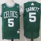 Men's & Youth Boston Celtics #5 Kevin Garnett Green Throwback Basketball Jerseys