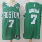Men's & Youth Boston Celtics #7 Jaylen Brown Jersey Green Icon Edition Swingman Basketball