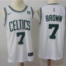 Men's & Youth Boston Celtics #7 Jaylen Brown Jersey White Association Edition Swingman Basketball