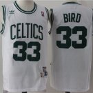 Men's & Youth Boston Celtics #33 Larry Bird White Throwback Basketball Jersey Stitched