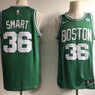 Men's & Youth Boston Celtics #36 Marcus Smart Basketball Swingman Jersey Green