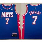 Men's & Youth Brooklyn Nets #7 Kevin Durant Jersey Blue Classic Edition Swingman Basketball
