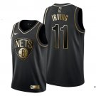 Men's & Youth Brooklyn Nets #11 Kyrie Irving Black Golden Edition Basketball Jersey Stitched