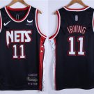 Men's & Youth Brooklyn Nets #11 Kyrie Irving Jersey 75th Anniversary Diamond 2022 Navy City Edition