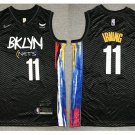 Men's & Youth Brooklyn Nets #11 Kyrie Irving Jersey 2021 Black City Edition Swingman Basketball