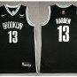 Men's & Youth Brooklyn Nets #13 James Harden Jersey 75th Anniversary Diamond 2022 Black Icon Edition