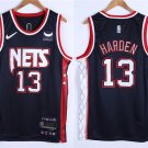 Men's & Youth Brooklyn Nets #13 James Harden Jersey 75th Anniversary Diamond 2022 Navy City Edition