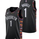 Men's & Youth Brooklyn Nets 1 D'Angelo Russell Basketball Jersey Black City Edition