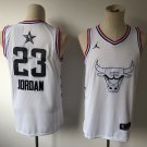 Men's & Youth Bulls #23 Michael Jordan 2019 All Star Game Basketball Jersey White