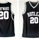 Men's & Youth Butler #20 Gordon Hayward College Basketball Jersey Stitched Black