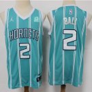 Men's & Youth Charlotte Hornets #2 LaMelo Ball Jersey 2021 Teal Icon Edition Swingman Basketball