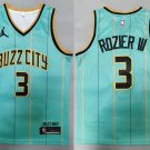 Men's & Youth Charlotte Hornets #3 Terry Rozier III Jersey Green City Edition Swingman Basketball