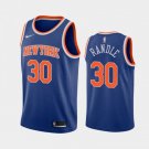 Men's & Youth New York Knicks #30 Julius Randle Blue Icon Basketball Jersey Stitched