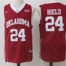 Men's & Youth Oklahoma Sooners #24 Buddy Hield College Basketball Jersey Red