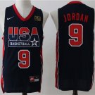 Men's & Youth Team USA #9 Michael Jordan Throwback Basketball Jersey Black Stitched