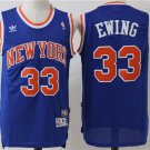 Men's & Youth Patrick Ewing #33 New York Knicks Throwback Throwback Jersey Blue