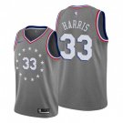 Men's & Youth Philadelphia 76ers #33 Tobias Harris City Edition Basketball Jersey Gray