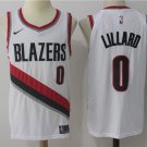Men's & Youth Portland Trail Blazers #0 Damian Lillard White Basketball Jersey