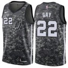 Men's & Youth San Antonio Spurs #22 Rudy Gay Basketball Jersey City Edition Camo