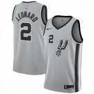 Men's & Youth San Antonio Spurs #2 Kawhi Leonard Gray Basketball Swingmen Jersey