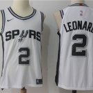 Men's & Youth San Antonio Spurs #2 Kawhi Leonard White Basketball Swingmen Jersey