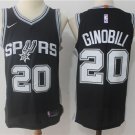 Men's & Youth San Antonio Spurs #20 Manu Ginobili Black Basketball Swingmen Jersey