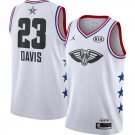 Men's & Youth Pelicans #23 Anthony Davis 2019 All Star Game Basketball Jersey White