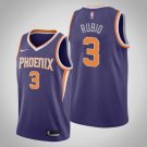 Men's & Youth Phoenix Suns #3 Ricky Rubio Purple Swingman Stitched Jersey Icon