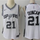 Men's & Youth San Antonio Spurs #21 Tim Duncan White Basketball Swingmen Jersey