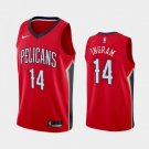 Men's & Youth New Orleans Pelicans #14 Brandon Ingram Red Basketball Jersey Stitched
