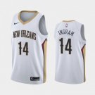 Men's & Youth New Orleans Pelicans #14 Brandon Ingram White Basketball Jersey Stitched
