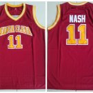 Men's & Youth Santa Clara #11 Steve Nash College Basketball Jersey Red