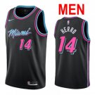 Men's & Youth Miami Heat #14 Tyler Herro Black City Edition Stitched Jersey