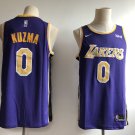 Men's & Youth Los Angeles Lakers #0 Kyle Kuzma Basketball Swingmen Jersey Purple