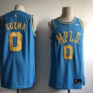 Men's & Youth Los Angeles Lakers #0 Kyle Kuzma Basketball Swingmen MPLS Jersey