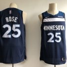 Men's & Youth Minnesota Timberwolves #25 Derrick Rose Basketball Jersey Navy