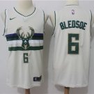 Men's & Youth Milwaukee Bucks #6 Eric Bledsoe Basketball City Edition Jersey Cream