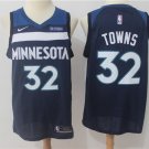 Men's & Youth Minnesota Timberwolves #32 Karl-Anthony Towns Basketball Jersey Navy